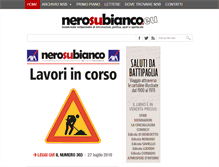 Tablet Screenshot of nerosubianco.eu